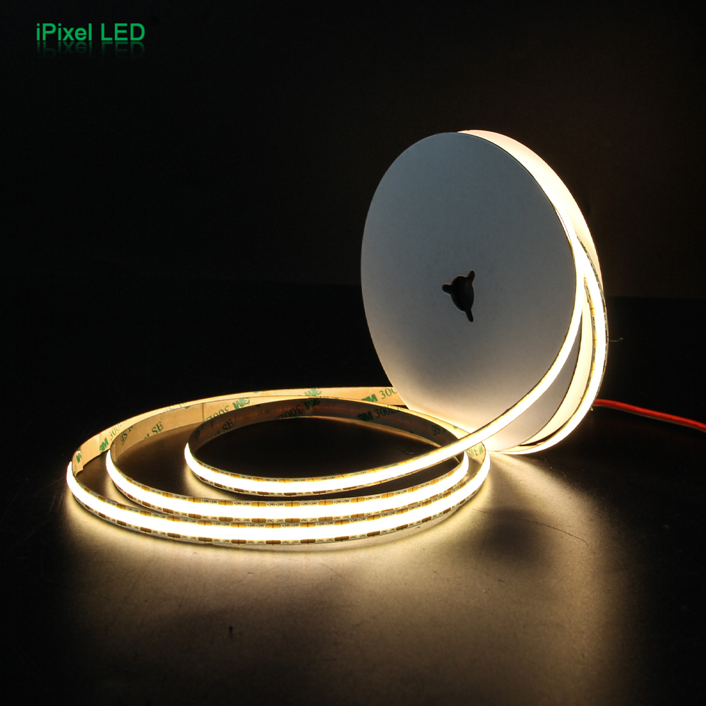 Mini cut COB 8mm 528LEDs/m single color led strip DC24V