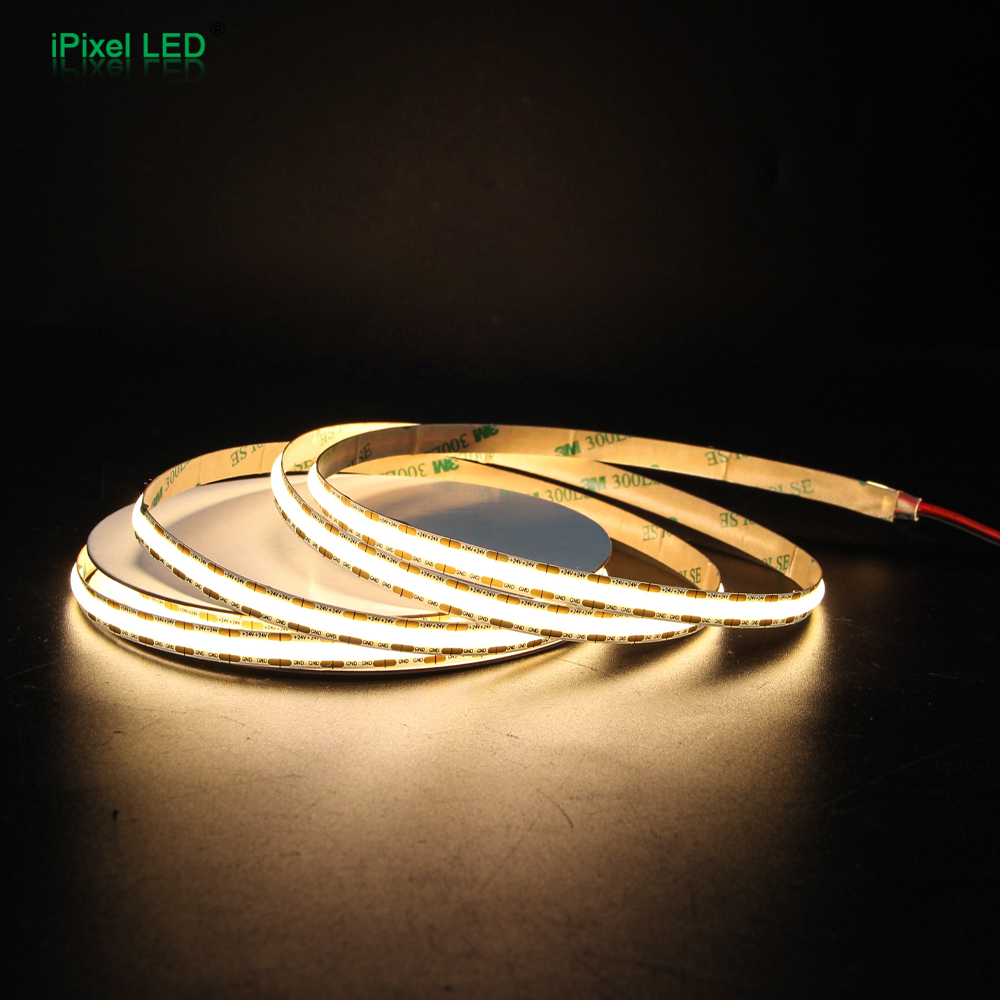 Mini cut COB 8mm 528LEDs/m single color led strip DC24V